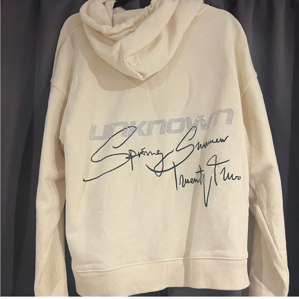 Unknown London hoodie rhinestone-embellished "Spring Summer Twenty Two" design